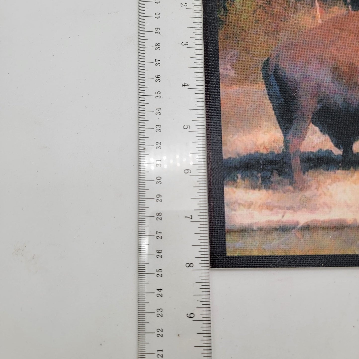 Limited Edition Giclee Print On Canvas "Yellowstone Bison" By John A. Wood AP 011/250 Mounted On Claybord 8"x10" 2003