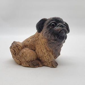 Vintage Kato Kogei  Japan Pug Dog Figurine