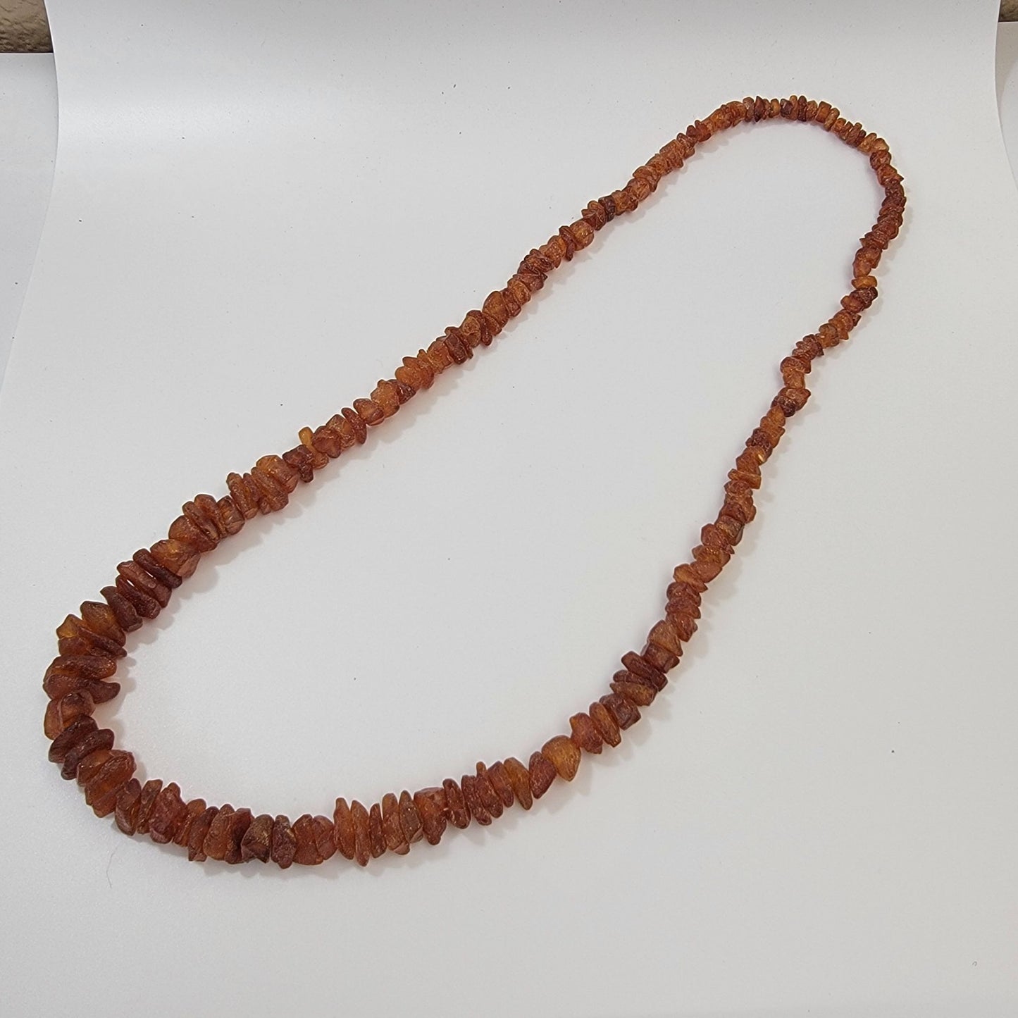 Raw Natural Baltic Honey Amber Graduated Necklace