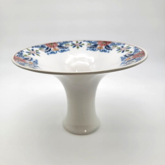 Antique Dutch Royal Tichelaar Makkum Porcelain Pedestal Vase