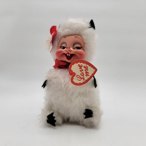 1950s Rushton Star Creation Valentine White Skunk Plush
