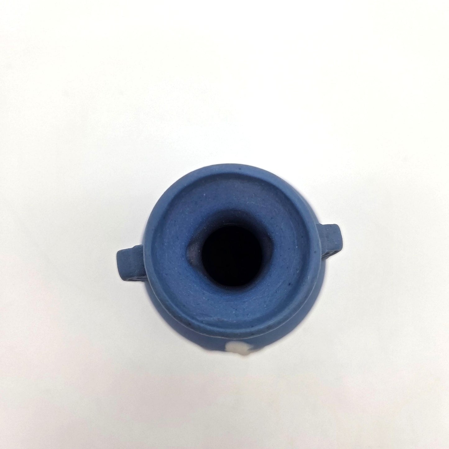 Vintage Blue Jasperware Miniature Bud Vase Hellenic Maiden