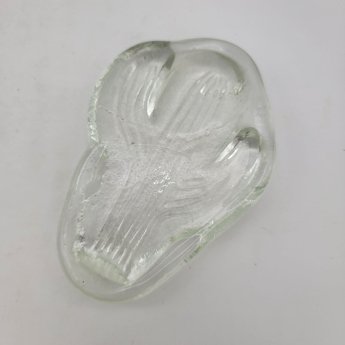 Clear Glass Cactus Paperweight