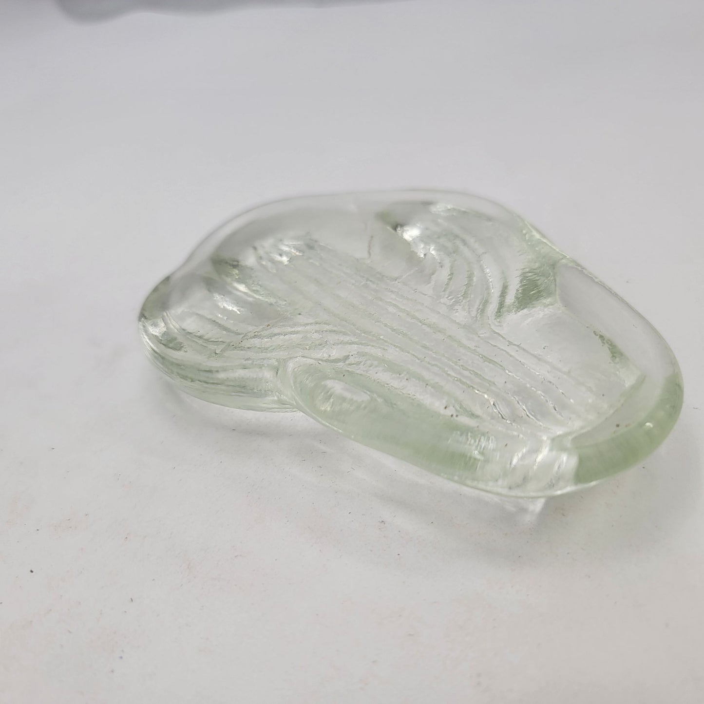 Clear Glass Cactus Paperweight