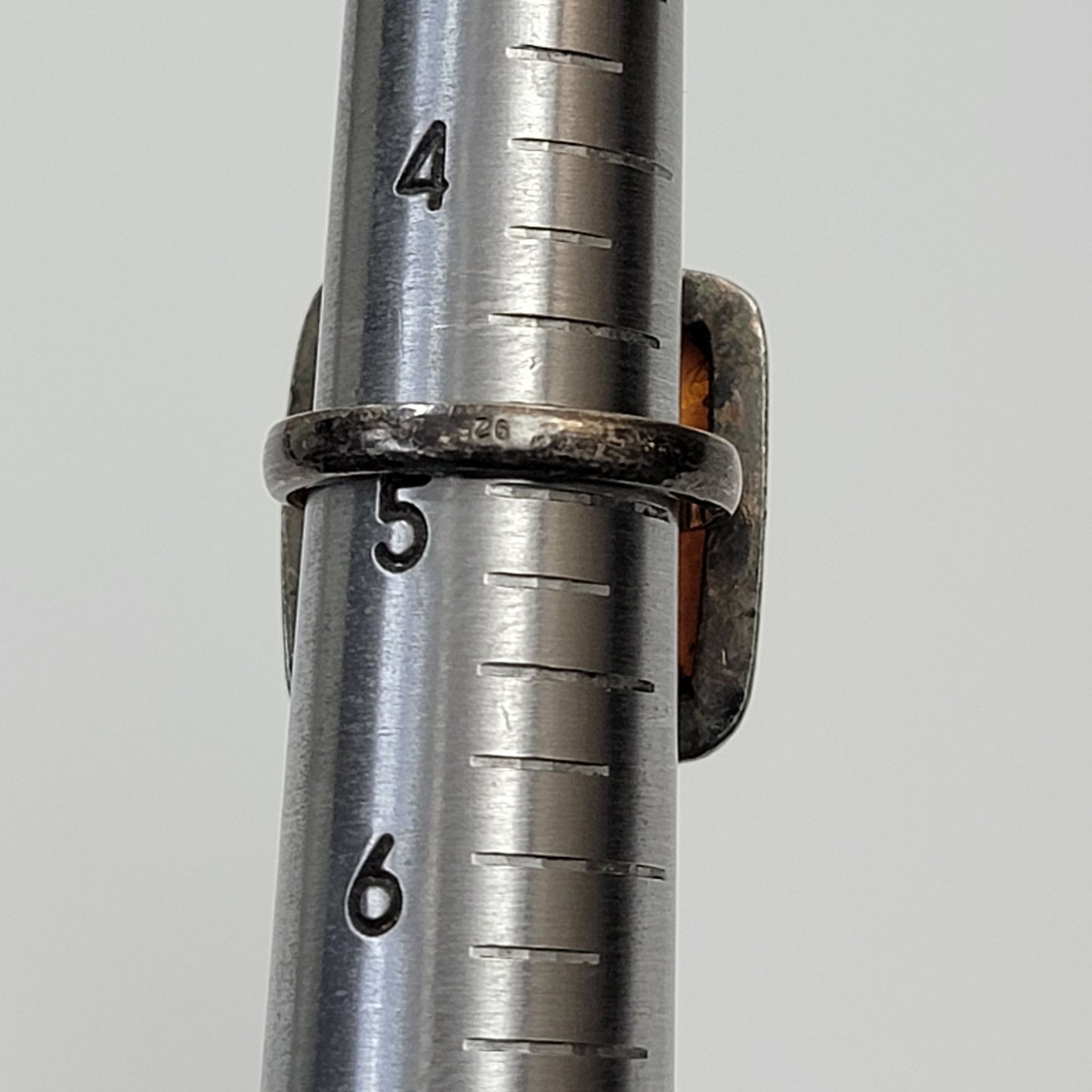 Baltic Amber Square 925 Sterling Silver Ring