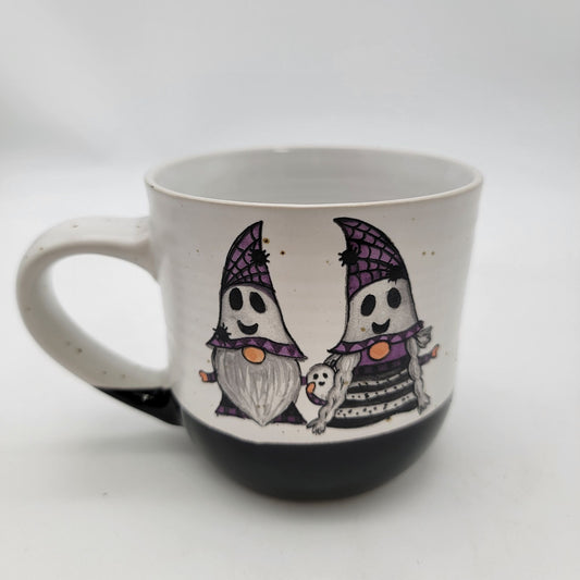 Cobwebs & Cauldrons Halloween Gnome Mug