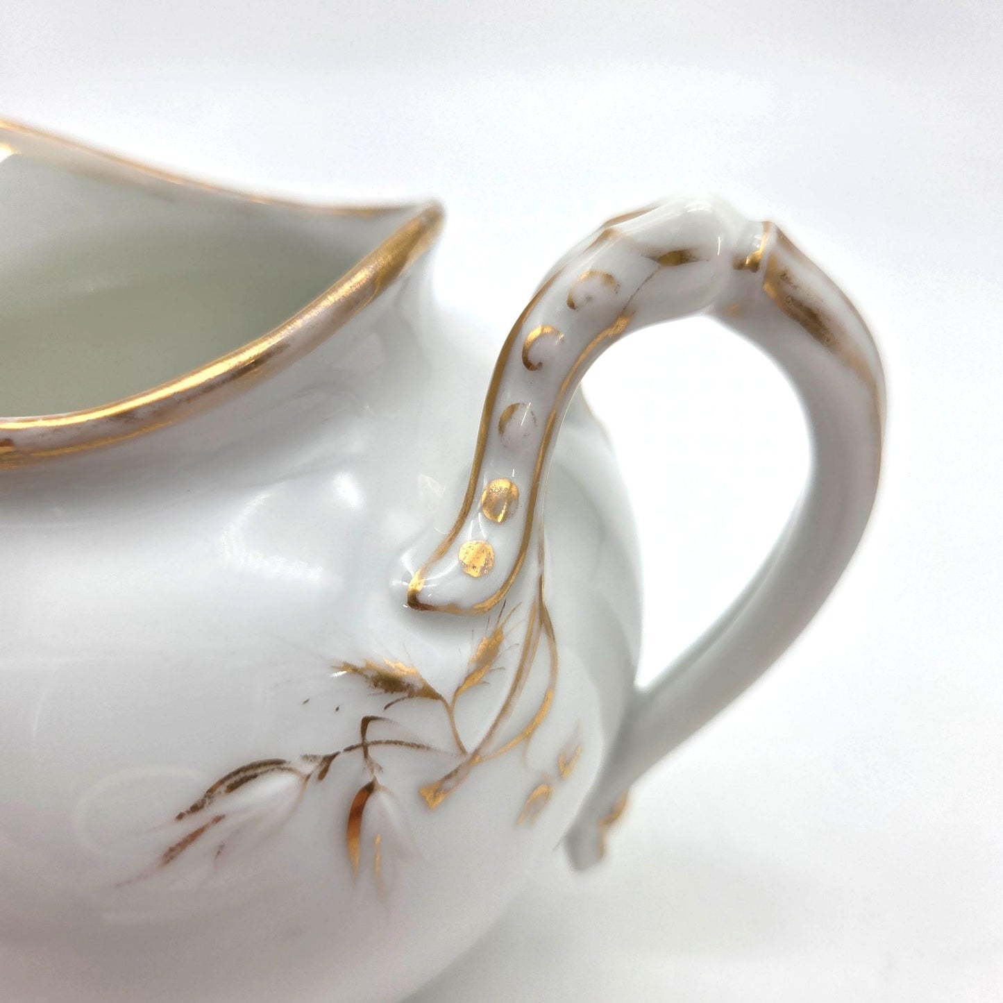 Antique 1871 H&Co Porcelain Creamer English Registry Mark