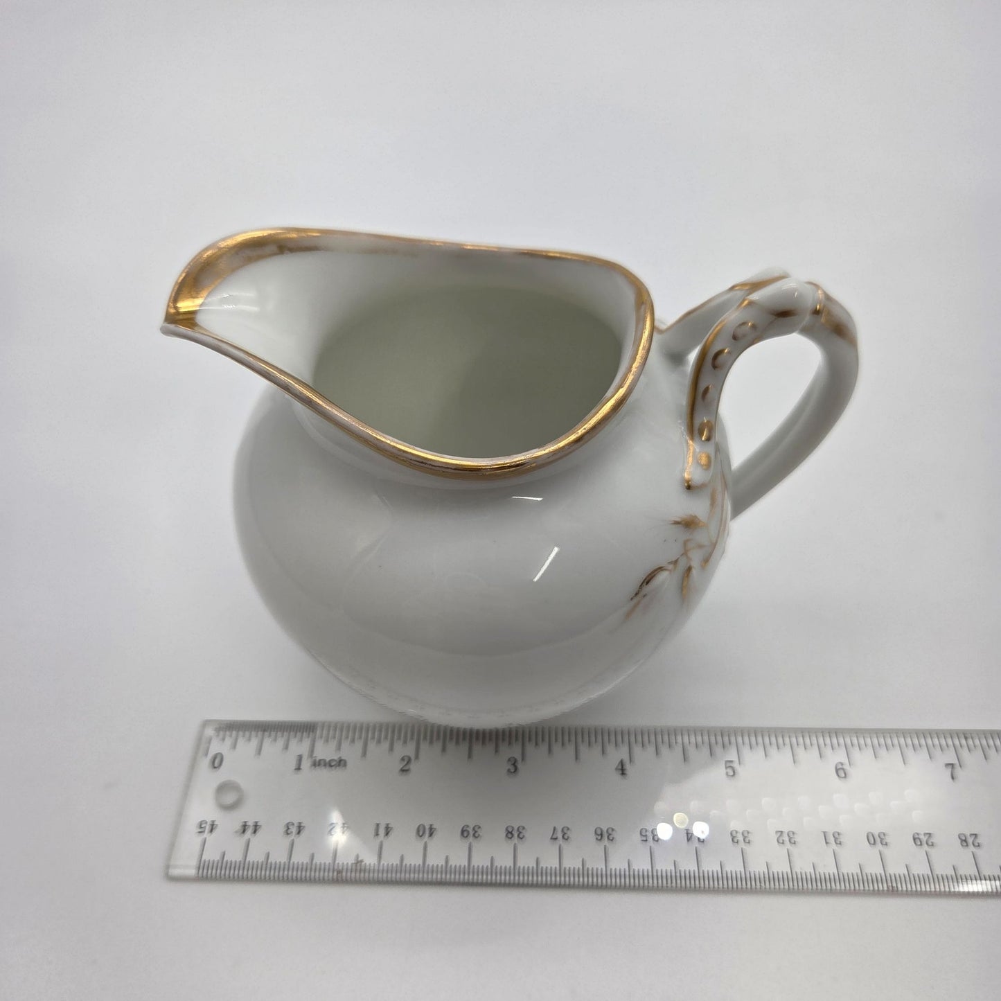 Antique 1871 H&Co Porcelain Creamer English Registry Mark