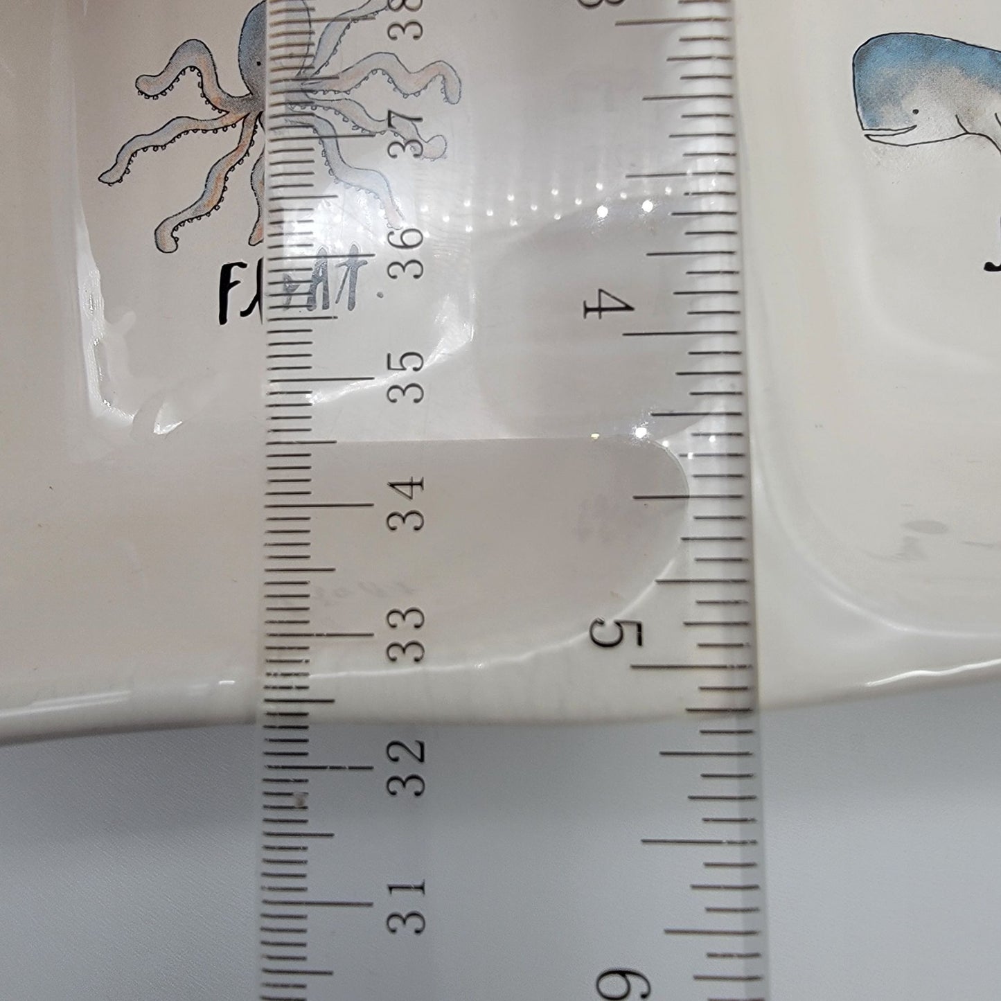 Rae Dunn Float Swim Divided Dish Octopus and Whale