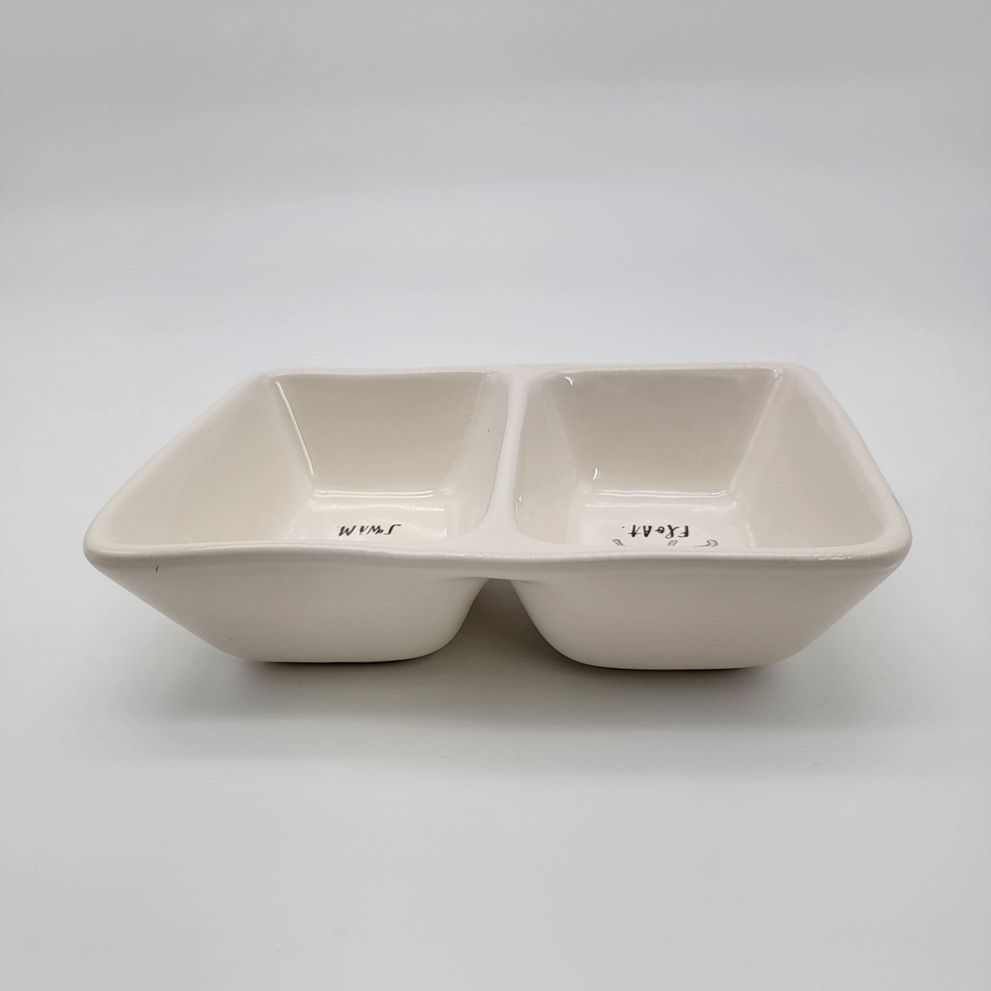 Rae Dunn Float Swim Divided Dish Octopus and Whale