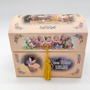 Vintage 2007 Disney Snow White & Seven Dwarfs Jewelry Box 70th Anniversary