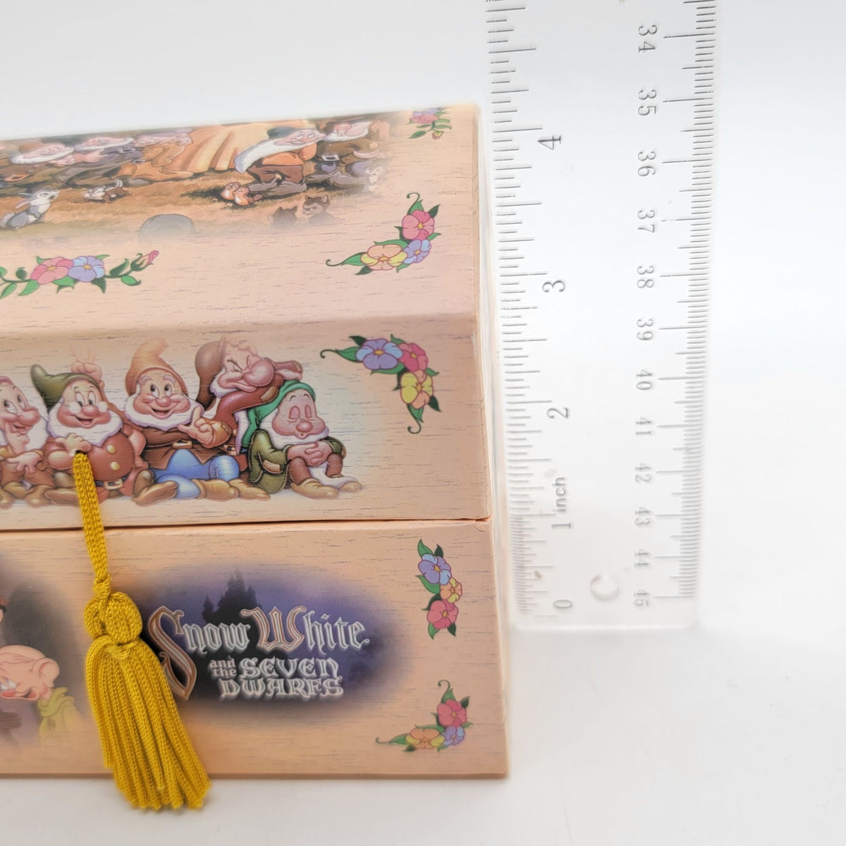 Vintage 2007 Disney Snow White & Seven Dwarfs Jewelry Box 70th Anniversary