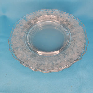 Vintage Cambridge Rose Point Salad Plates Set Of 4