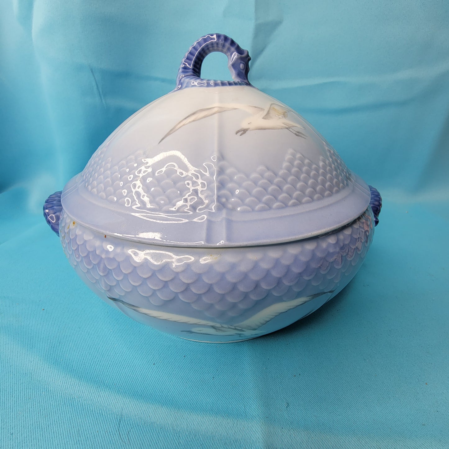 Bing and Grondahl Copenhagen Porcelain Seagull Round Covered Vegetable Server