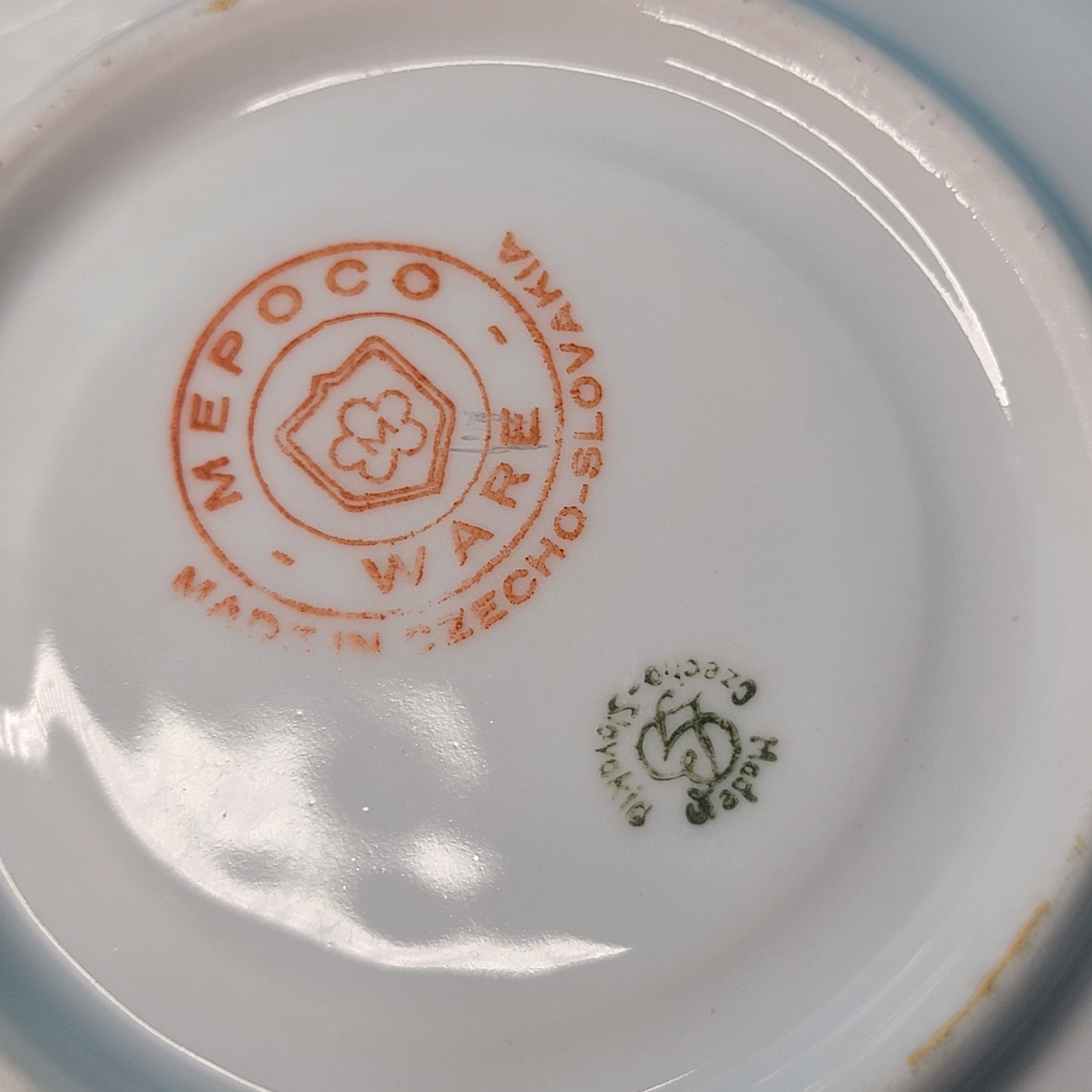 Mepoco Ware Czechoslovakian Lusterware Teacup and Saucer