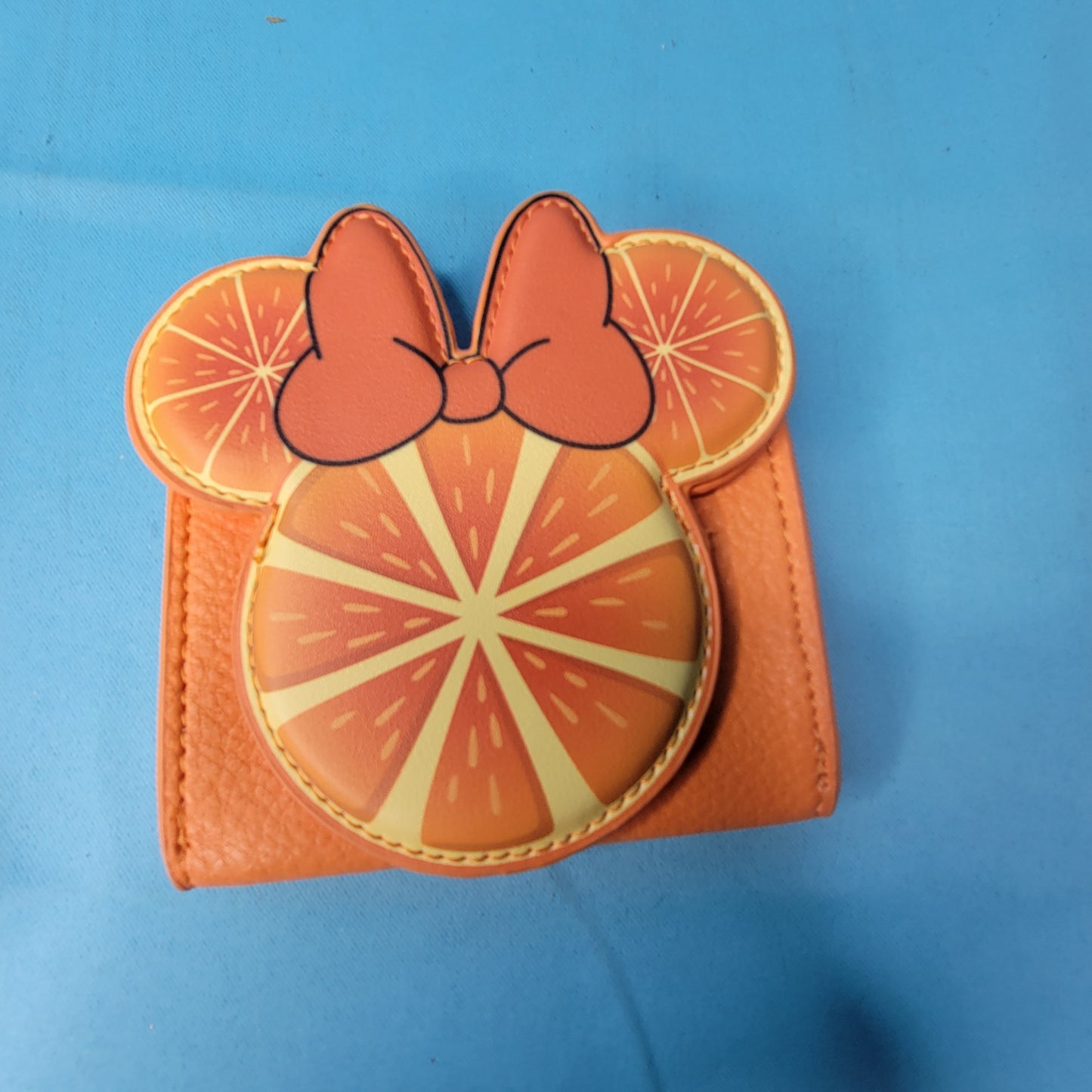 Our Universe Orange Minnie Mouse Cardholder