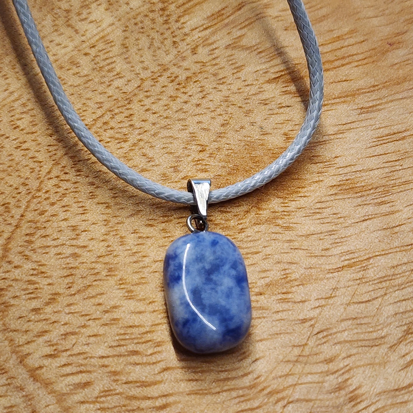 Sodalite Stone Small Nugget Pendant