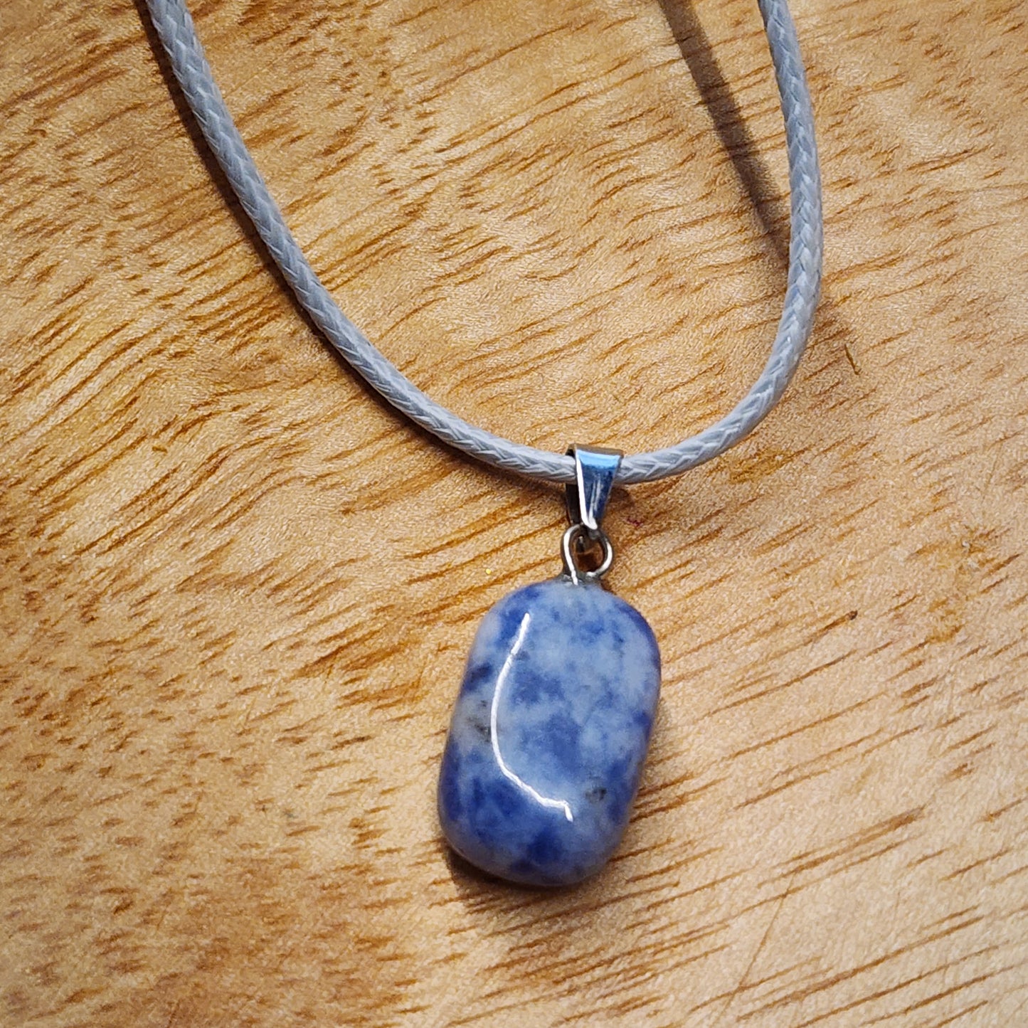 Sodalite Stone Small Nugget Pendant