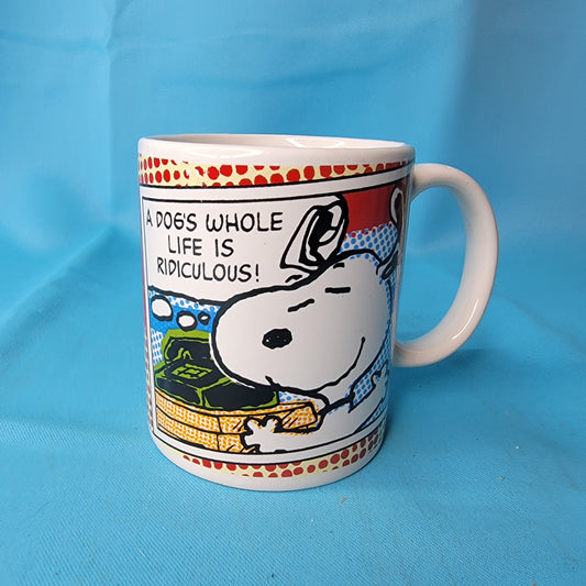 Peanuts Mug - A Dog's Whole Life is Ridiculous! Snoopy