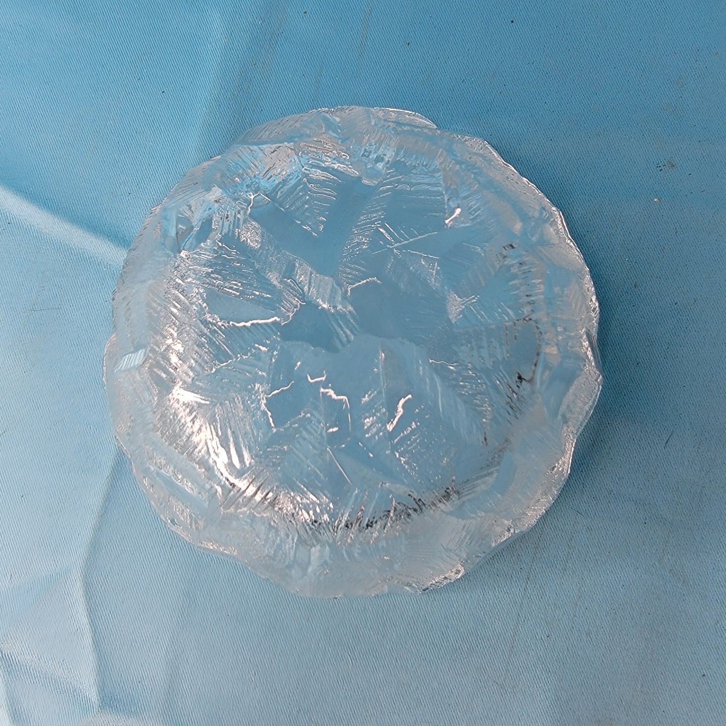 1960's Hoya Iceberg Glass Bowl