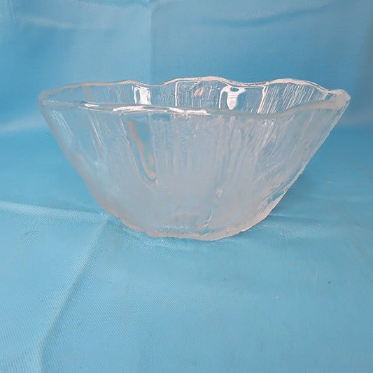 1960's Hoya Iceberg Glass Bowl