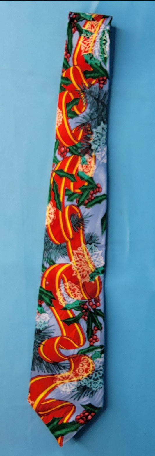 Rush Limbaugh Tie - Christmas Ribbon