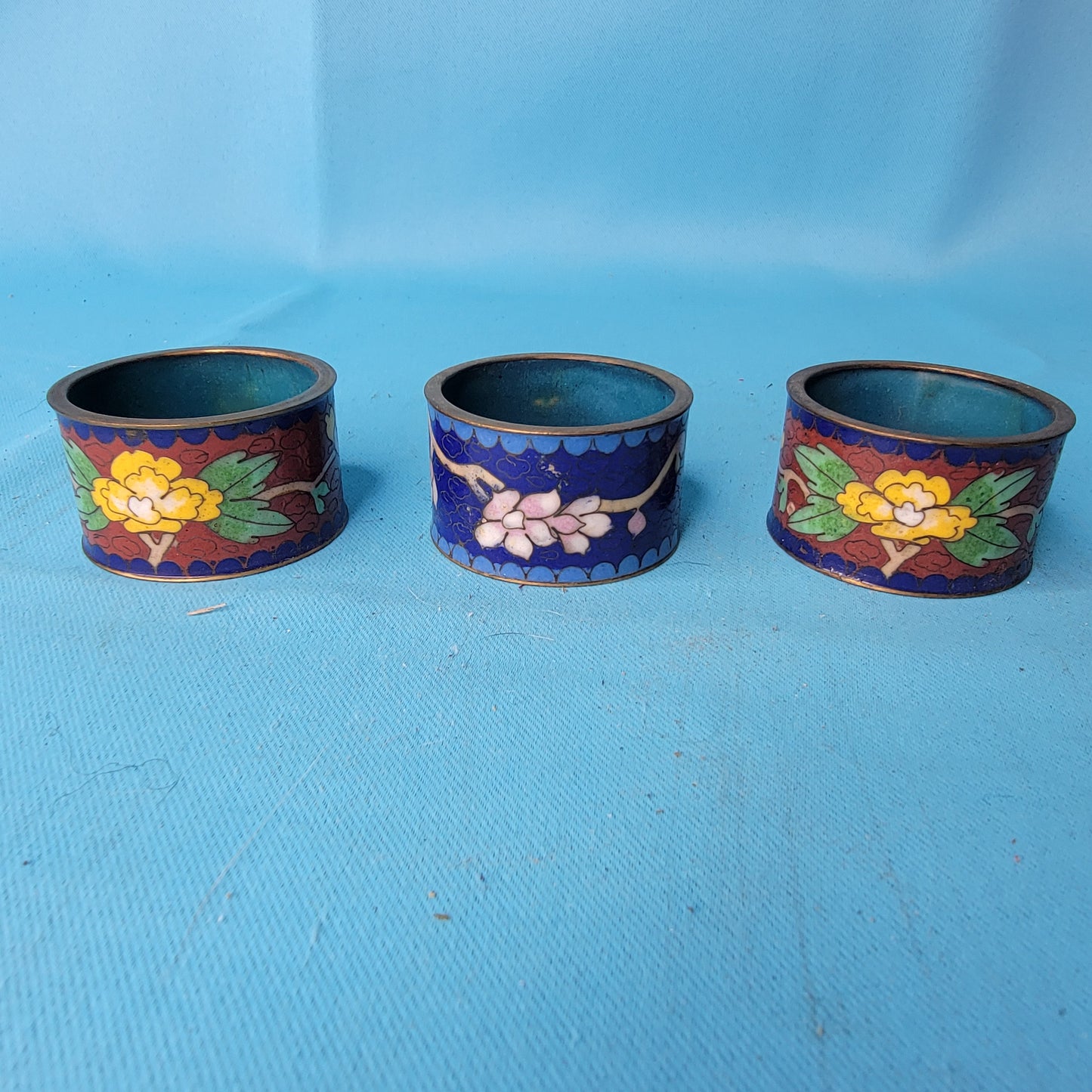 Cloisonne Napkin Rings