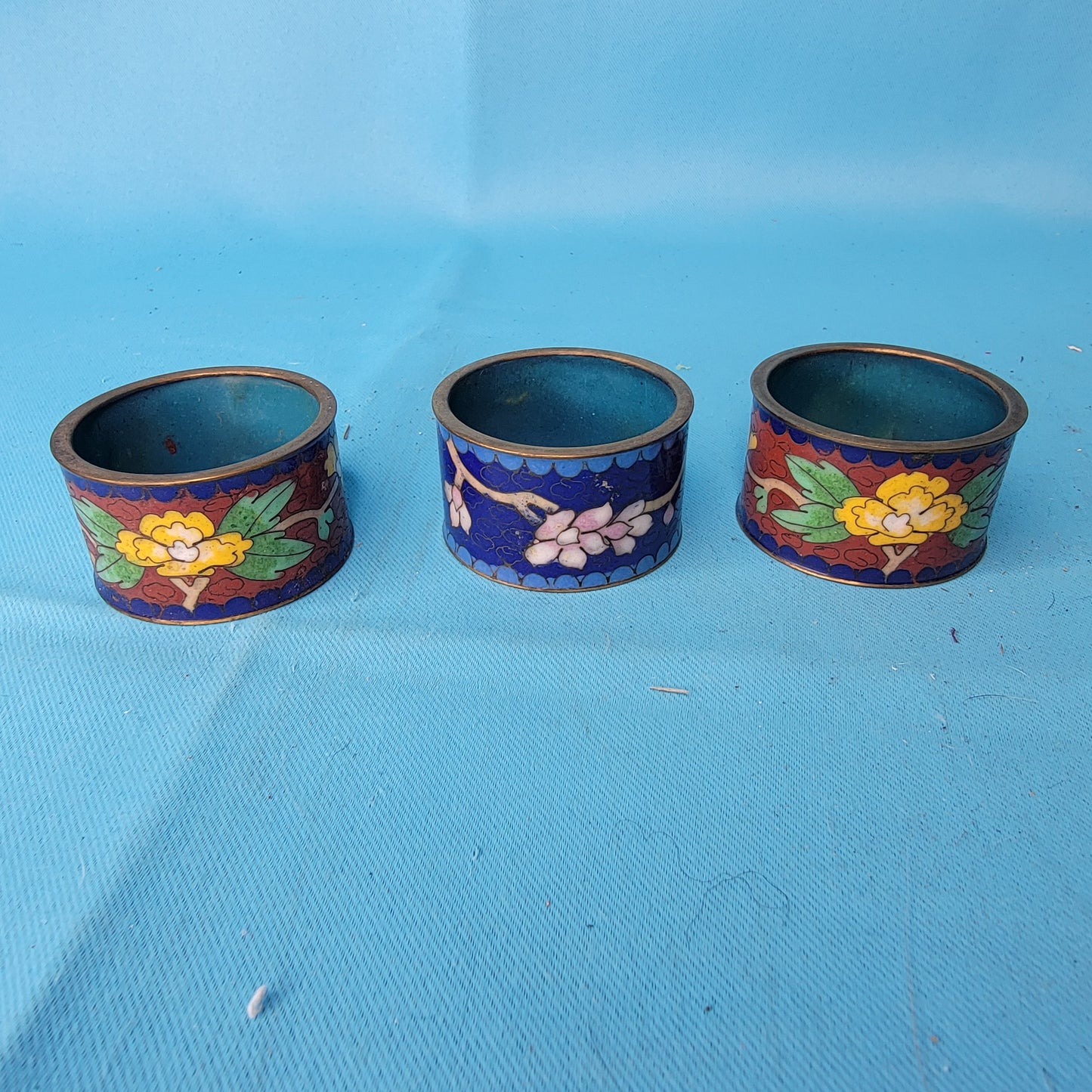 Cloisonne Napkin Rings