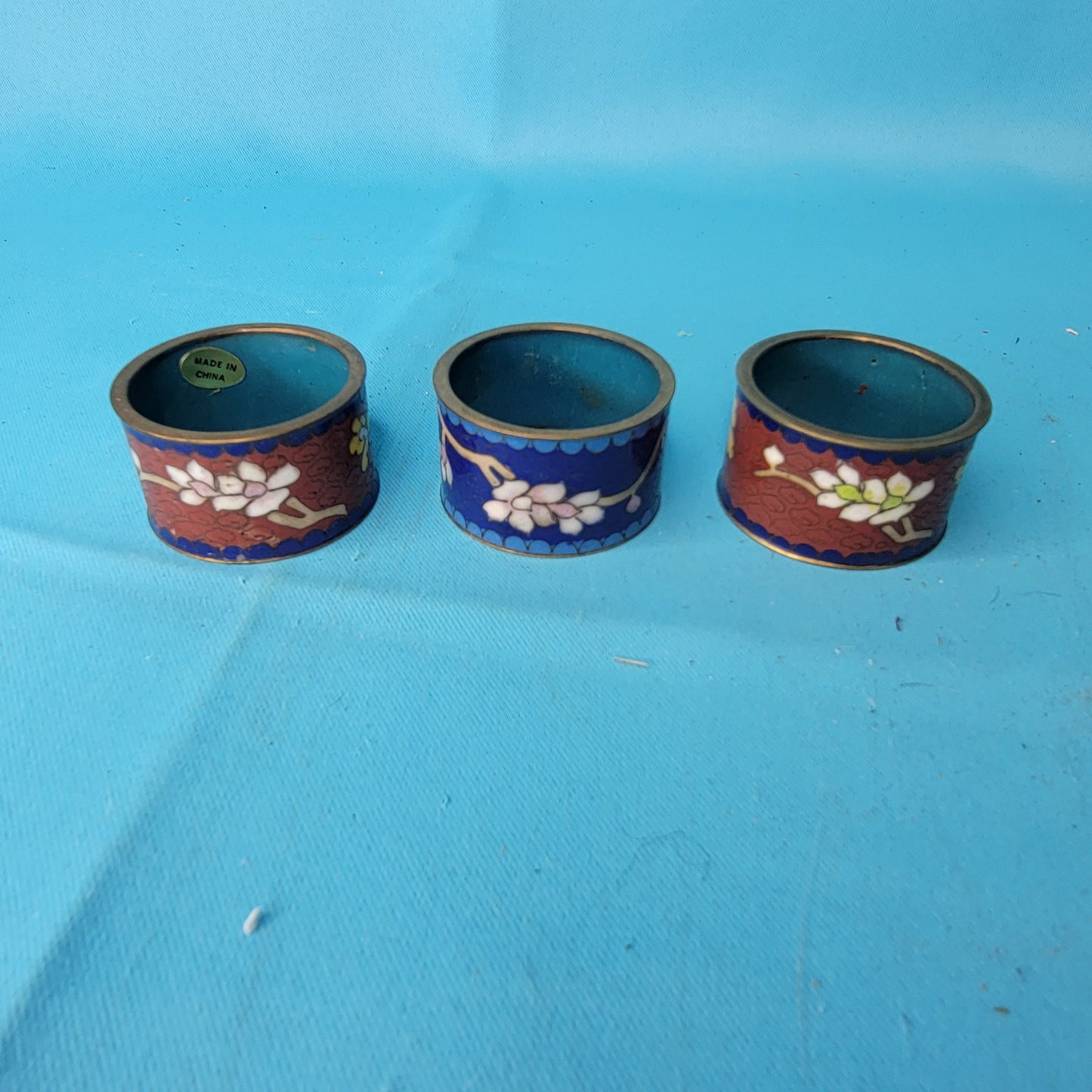 Cloisonne Napkin Rings