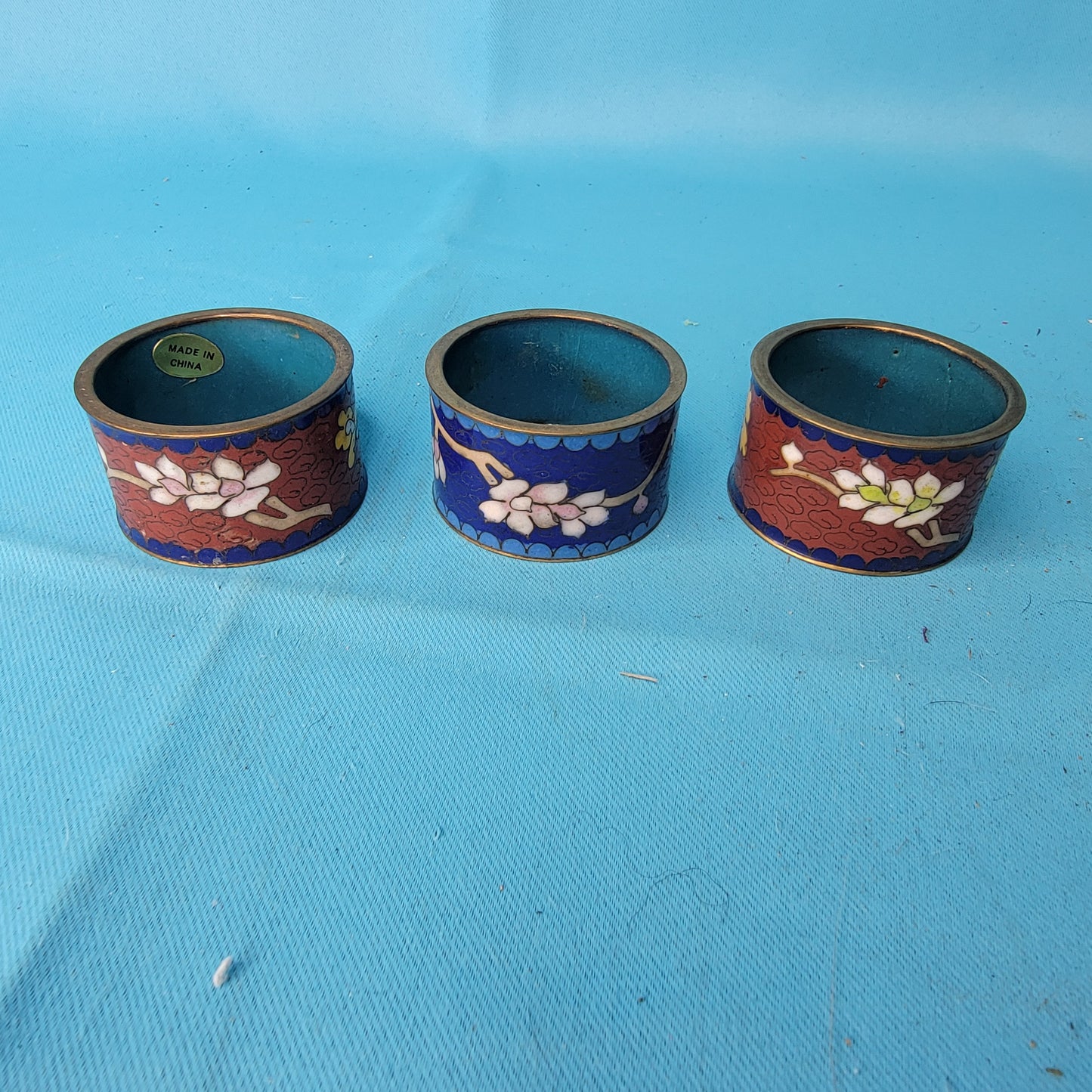 Cloisonne Napkin Rings