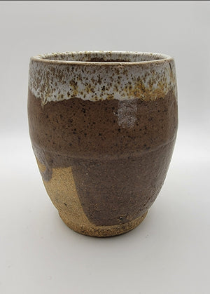 Vintage Studio Pottery Vase Signed JS