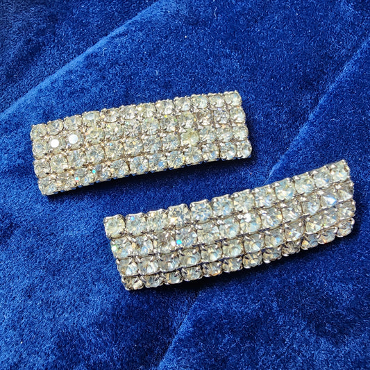 Vintage Rhinestone Shoe Clips