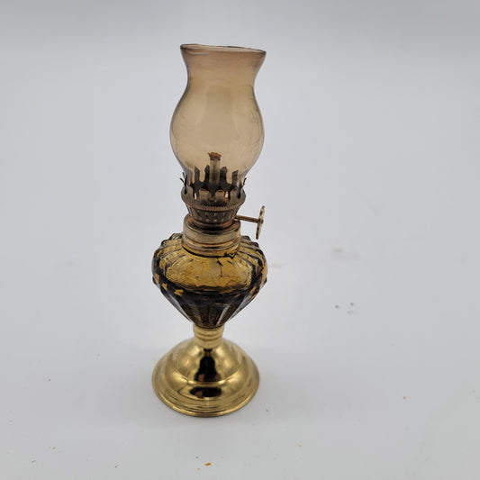 Miniature Oil Lamp Brass Base
