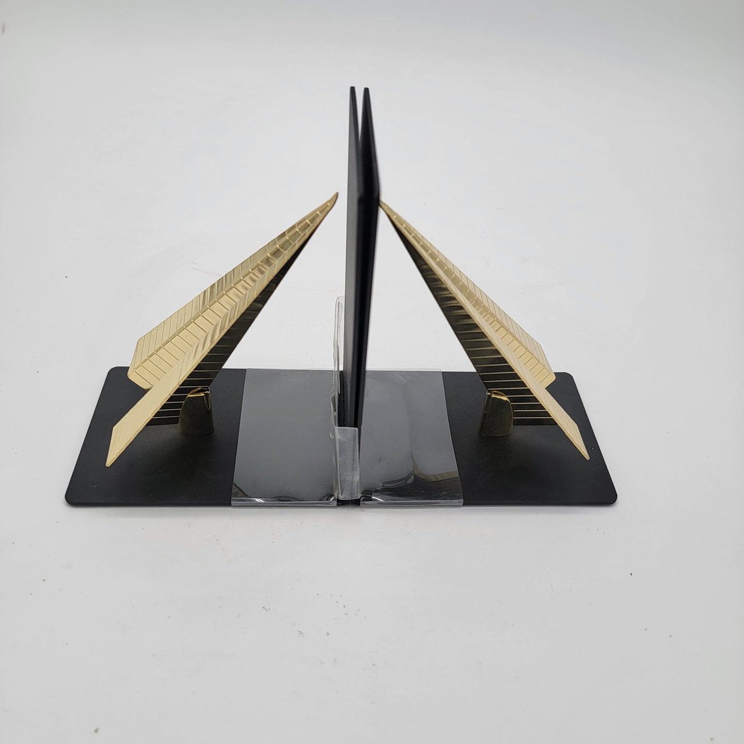 Brass Paper Airplane Bookends