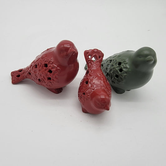 Set of 3 Bird Figurines
