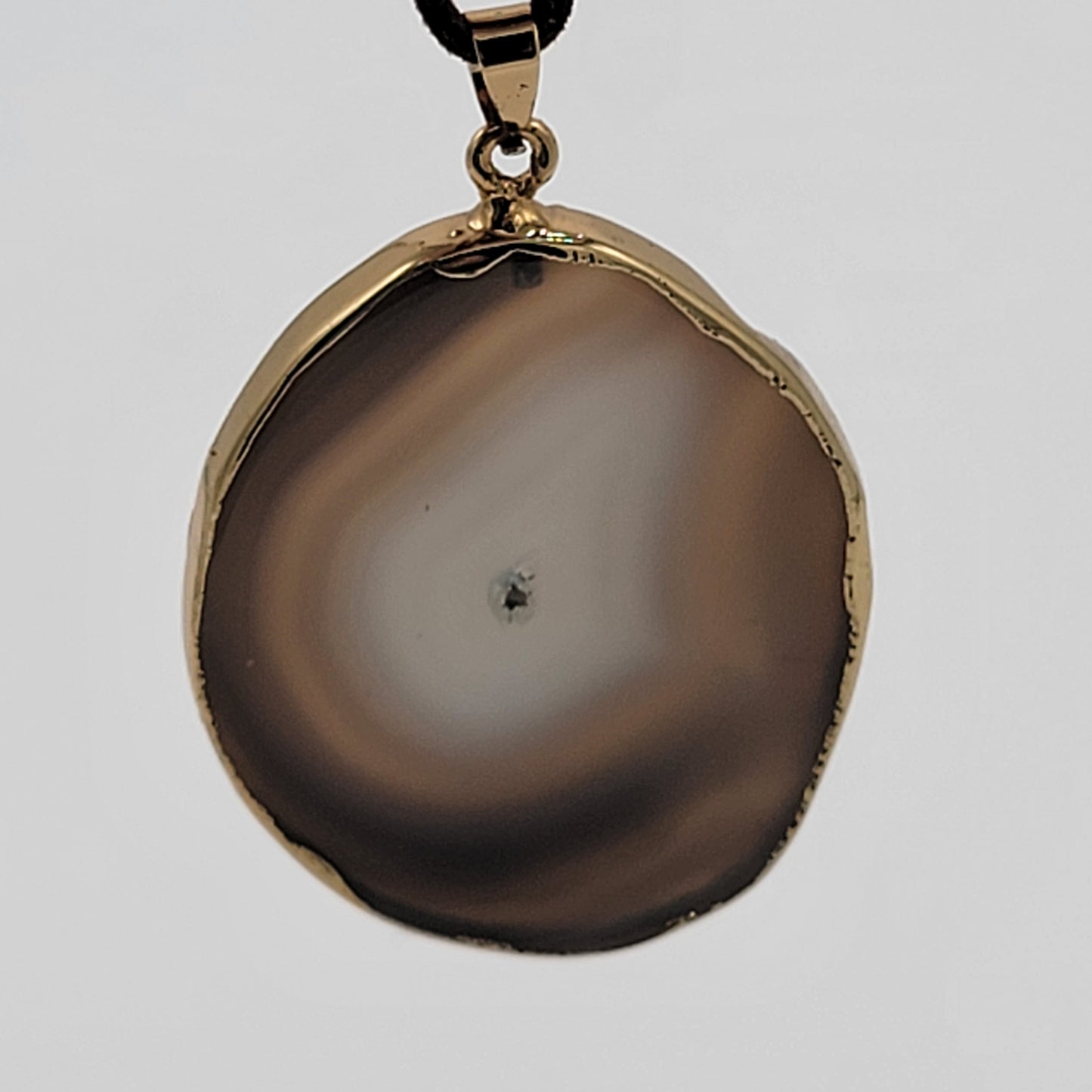 Natural Agate Slice Pendant