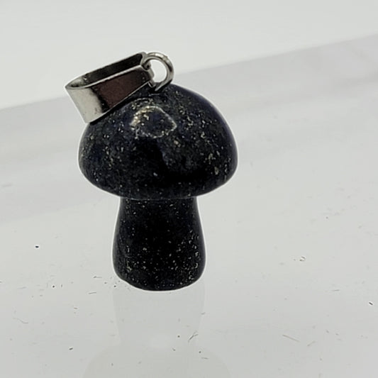 Lapis Mushroom Pendant