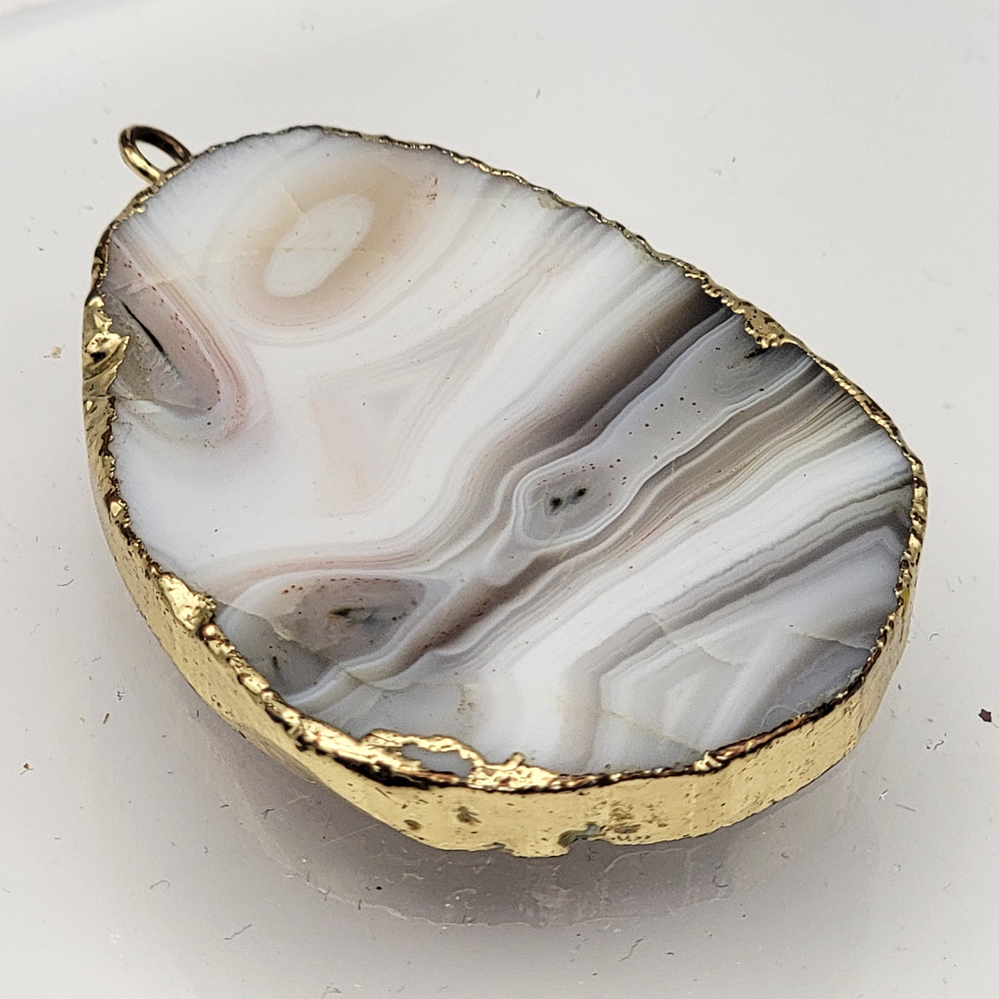 Silver Lace Onyx Pendant