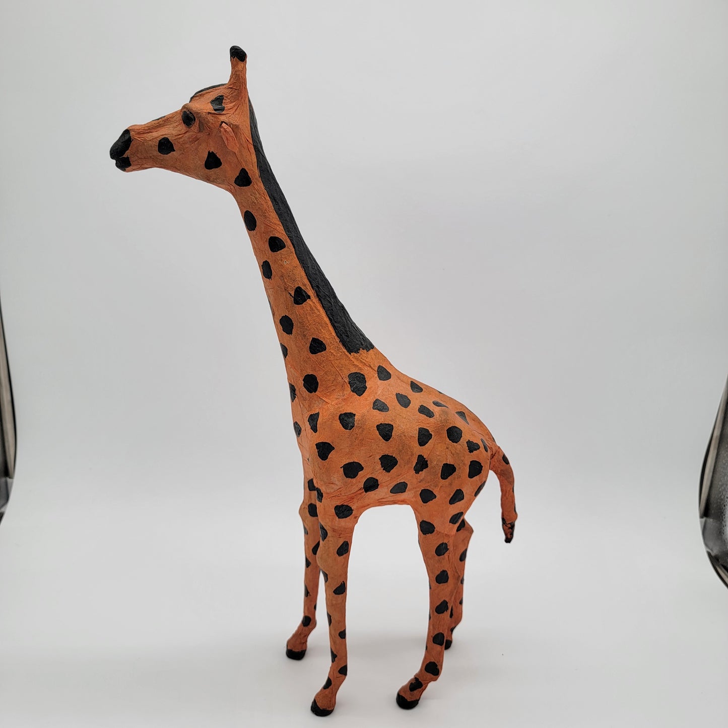 Large Leather Wrapped Giraffe