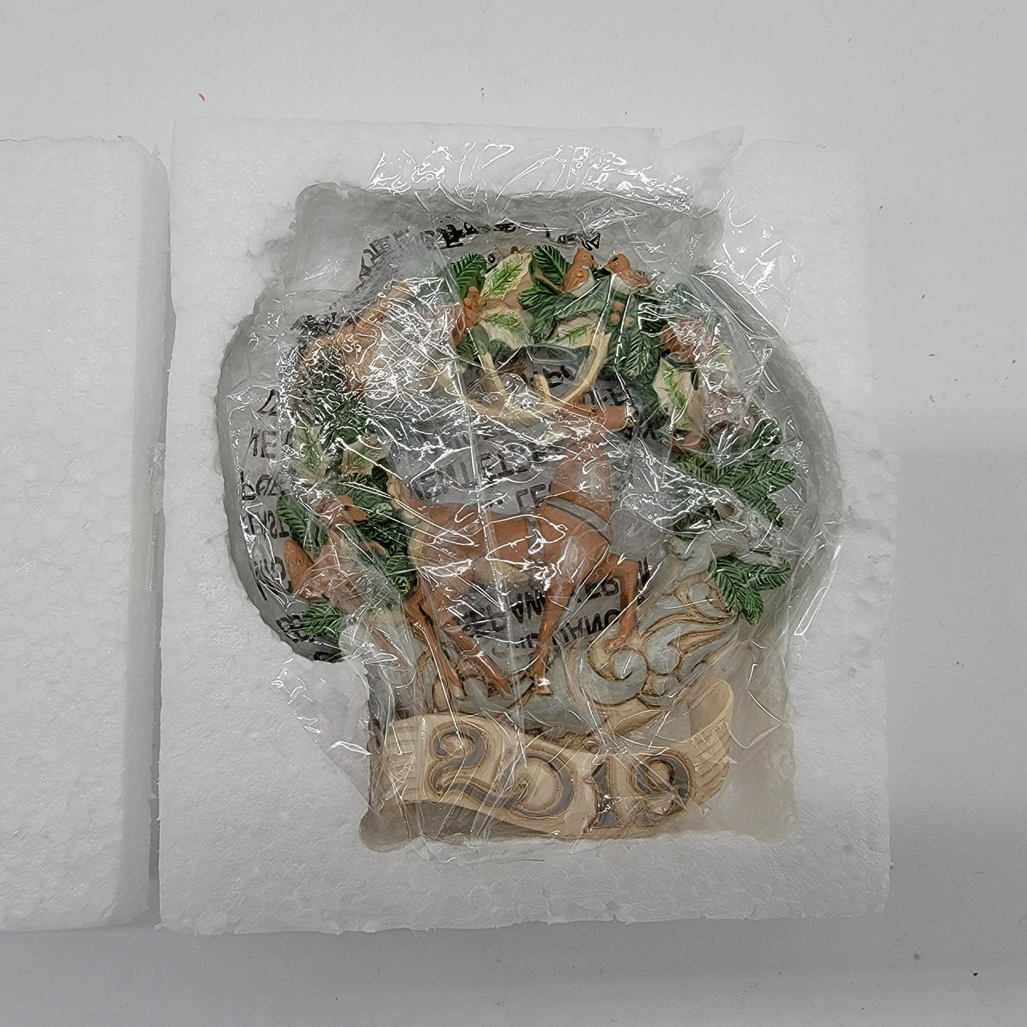 Jim Shore Woodland Wreath Ornament 2019