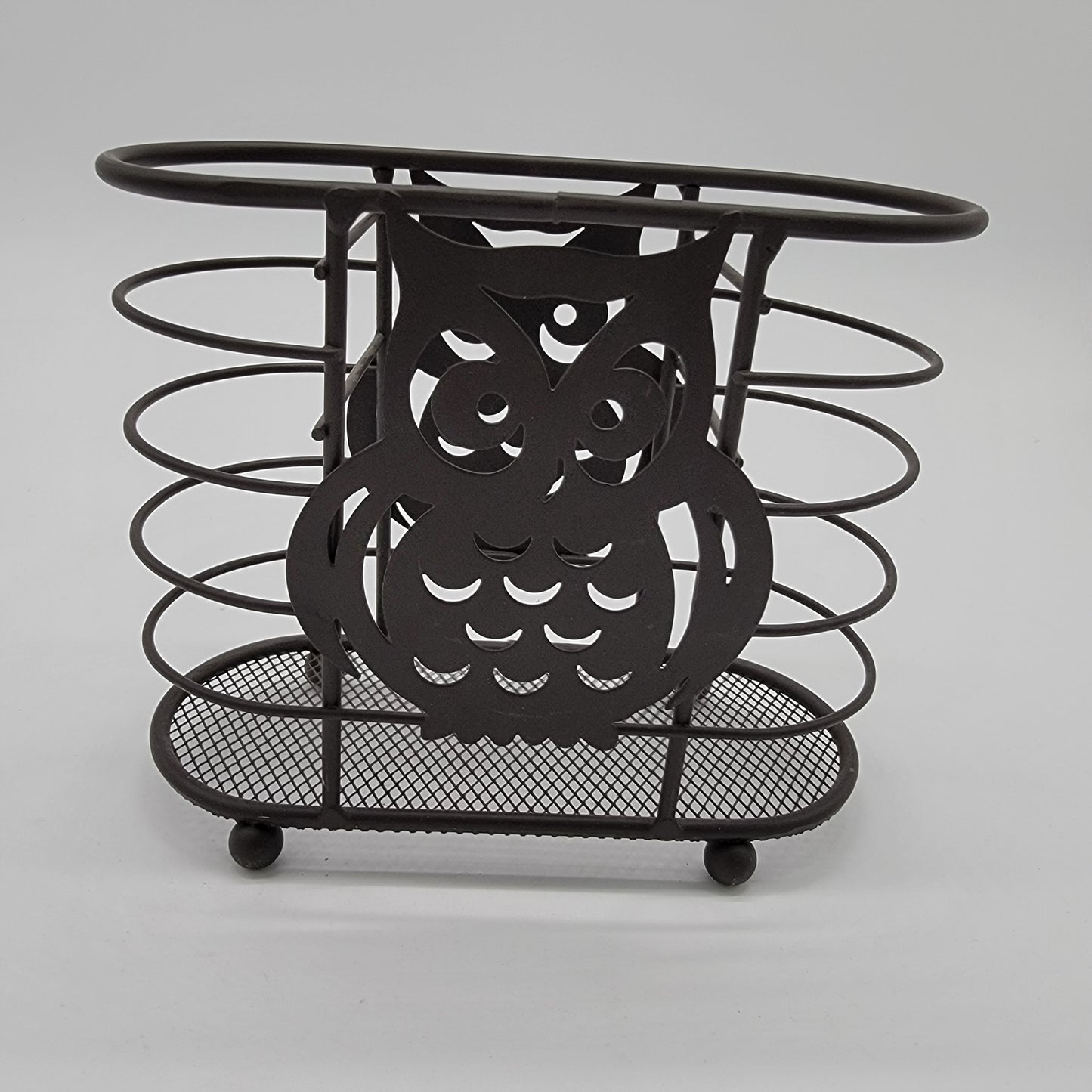 Owl Paper Utensil Holder