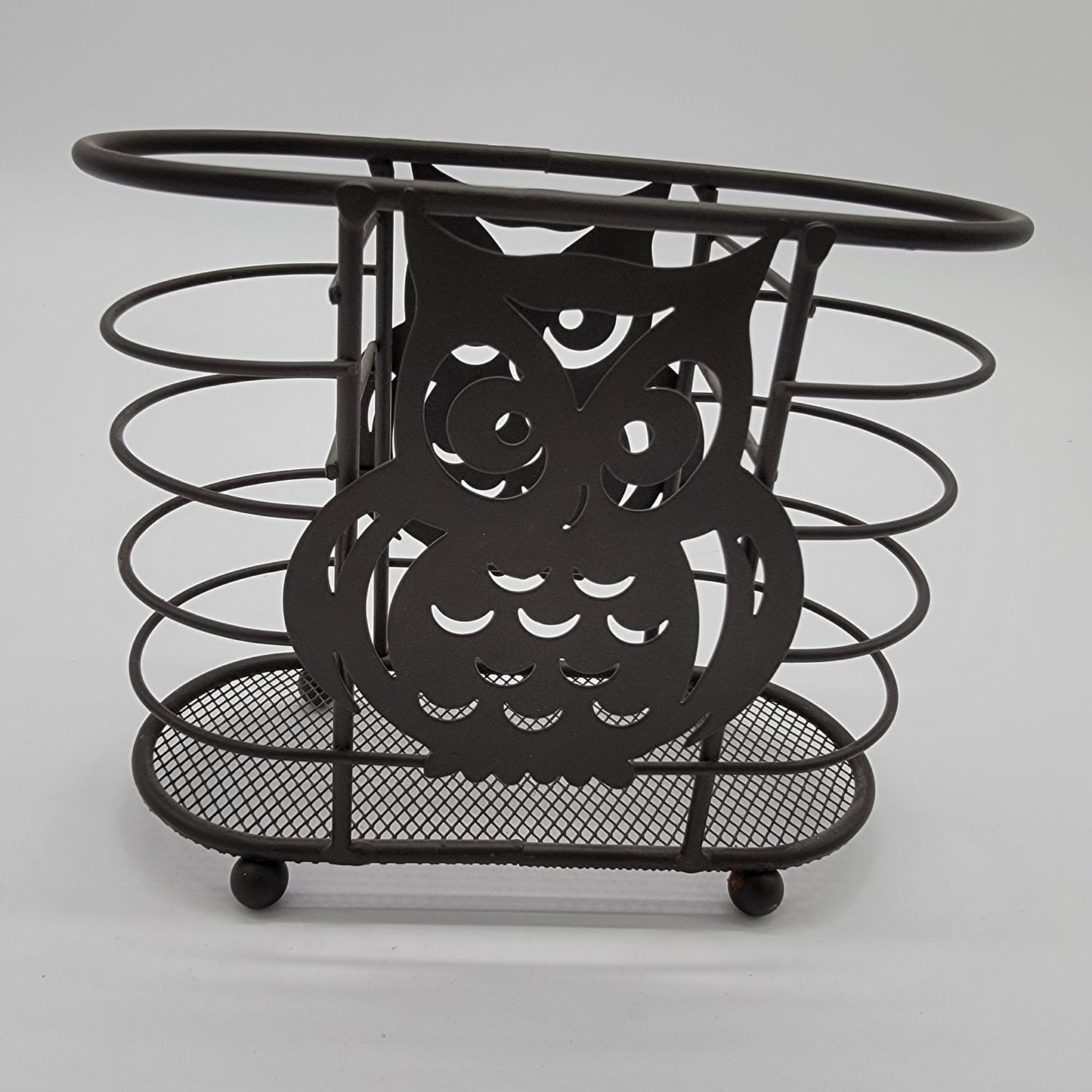 Owl Paper Utensil Holder