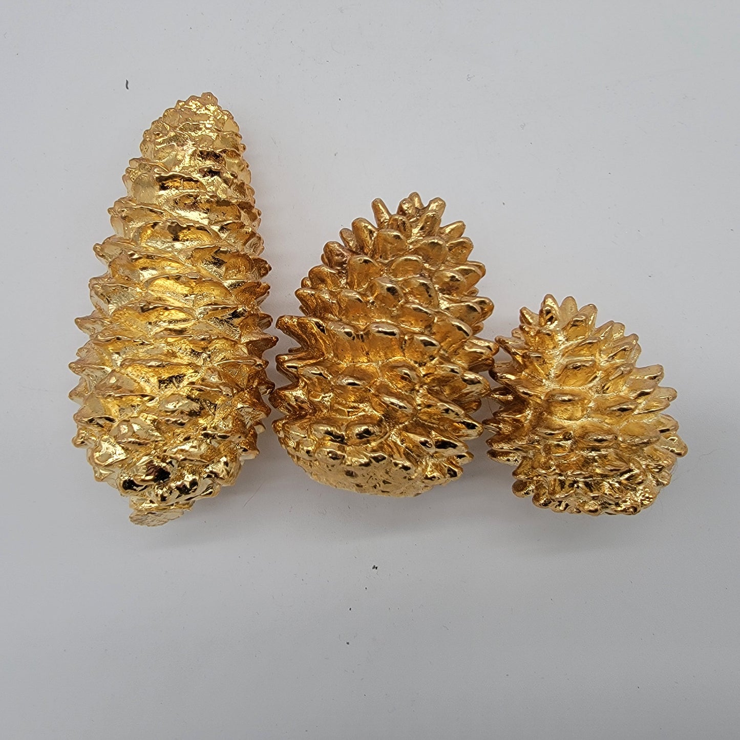 Solid Brass Pinecones