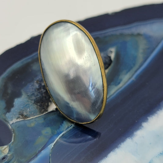 Vintage Mabe Pearl Ring