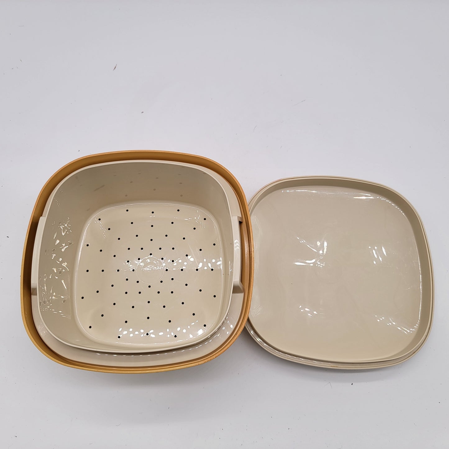 Vintage Tupperware Square Steamer