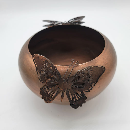 Copper Butterfly Planter