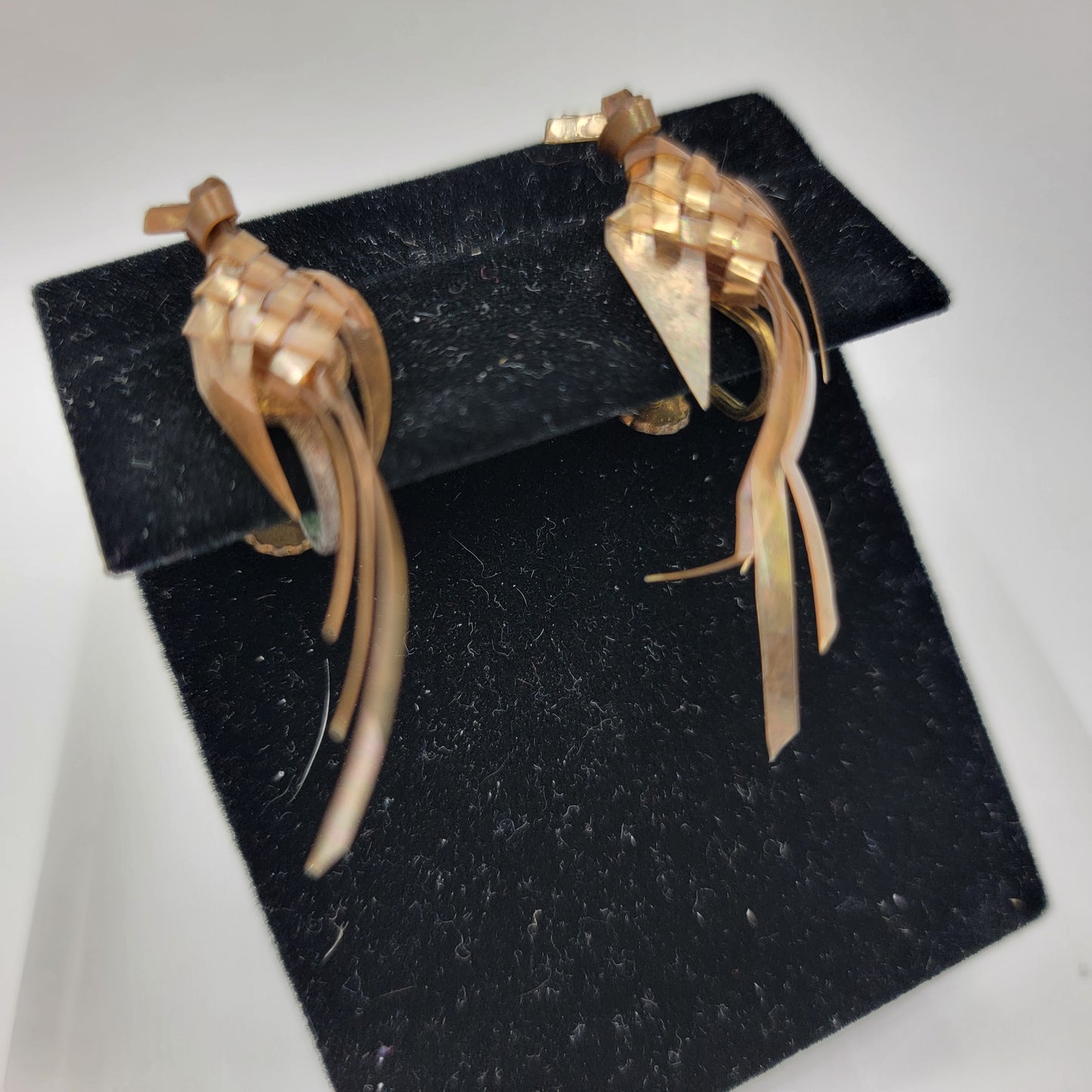 Unique Bird Screwback Earrings