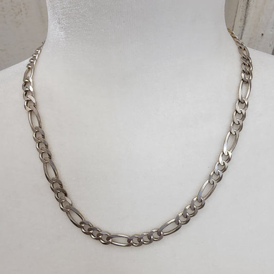 925 Silver Italy Milor Figaro Chain