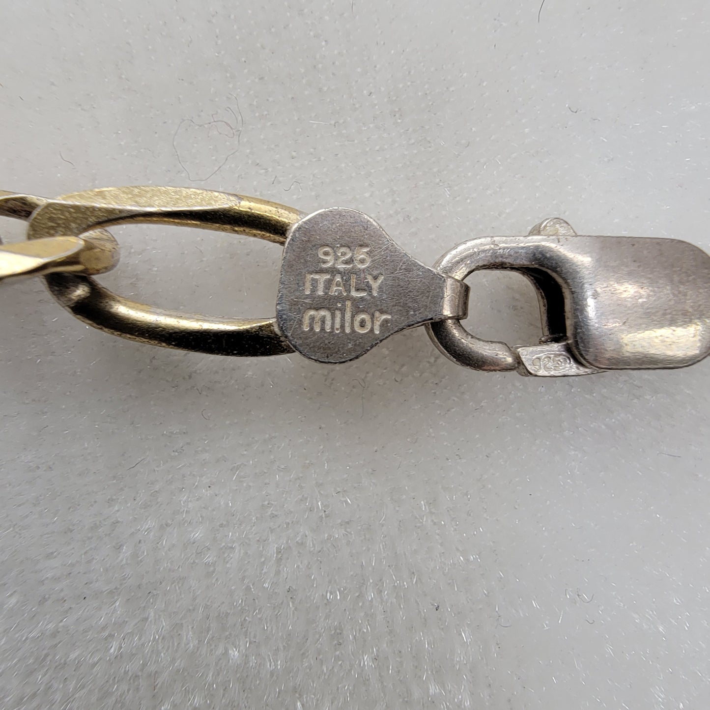 925 Silver Italy Milor Figaro Chain