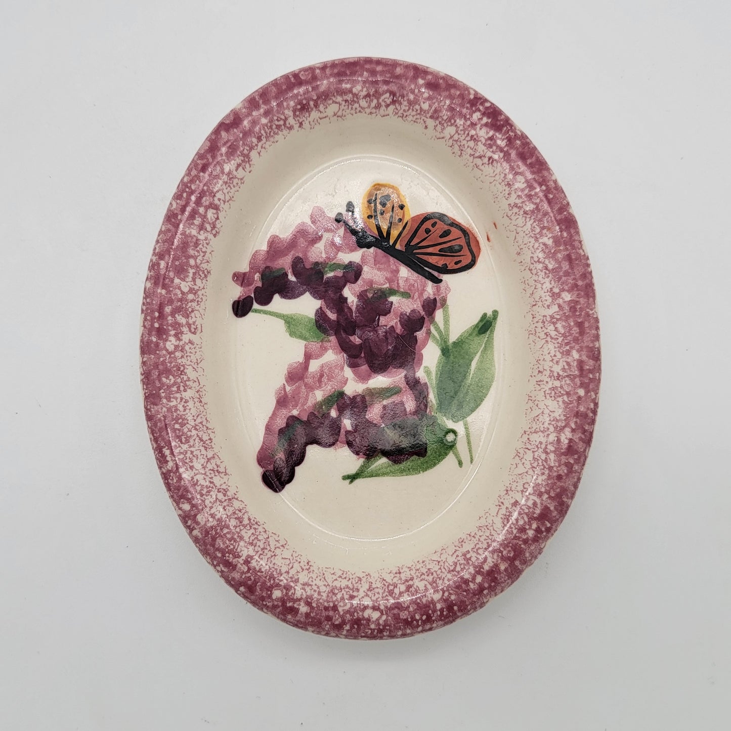 Emerson Creek Pottery Dish with Butterfly